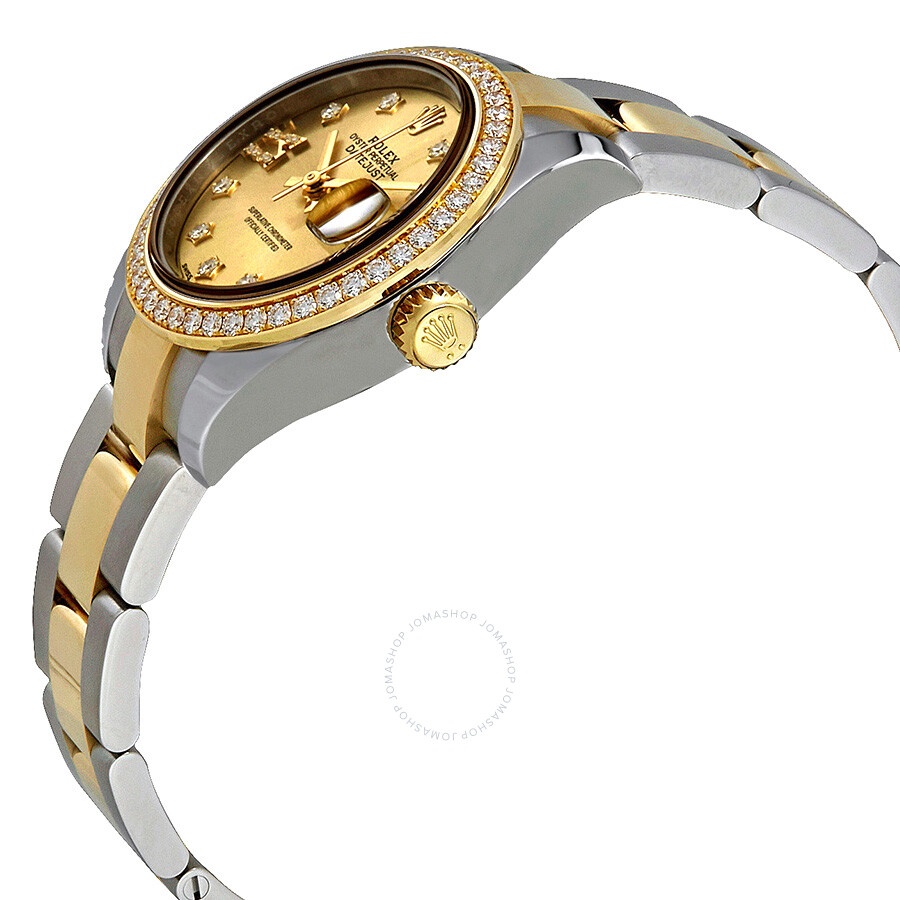 Rolex Lady Datejust Champagne Roman Diamond Dial Automatic Watch 279383CDRO - 2