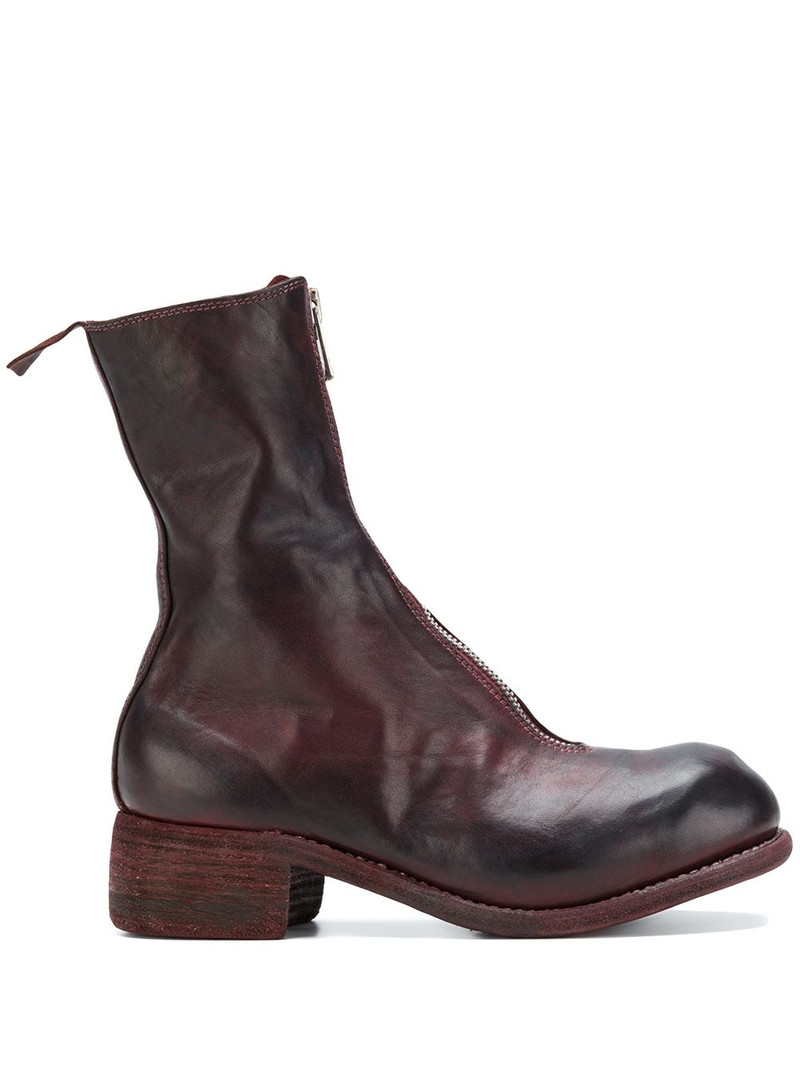 front zip boots 1