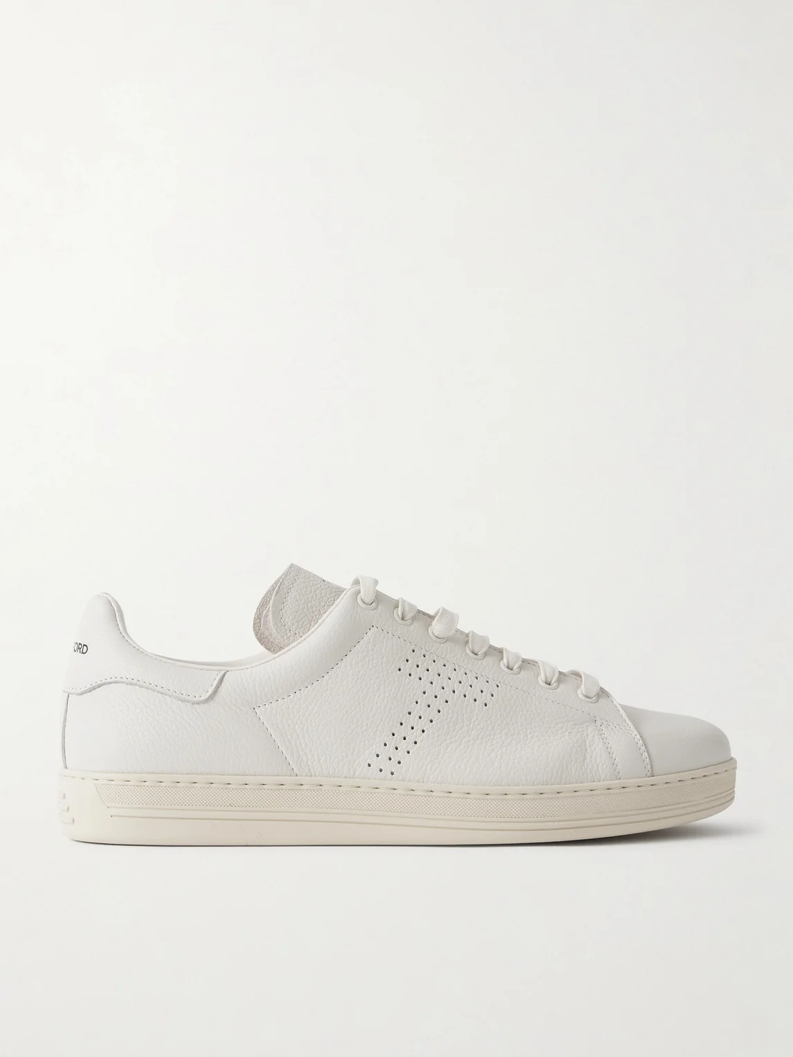 Warwick Perforated Full-Grain Leather Sneakers - 1