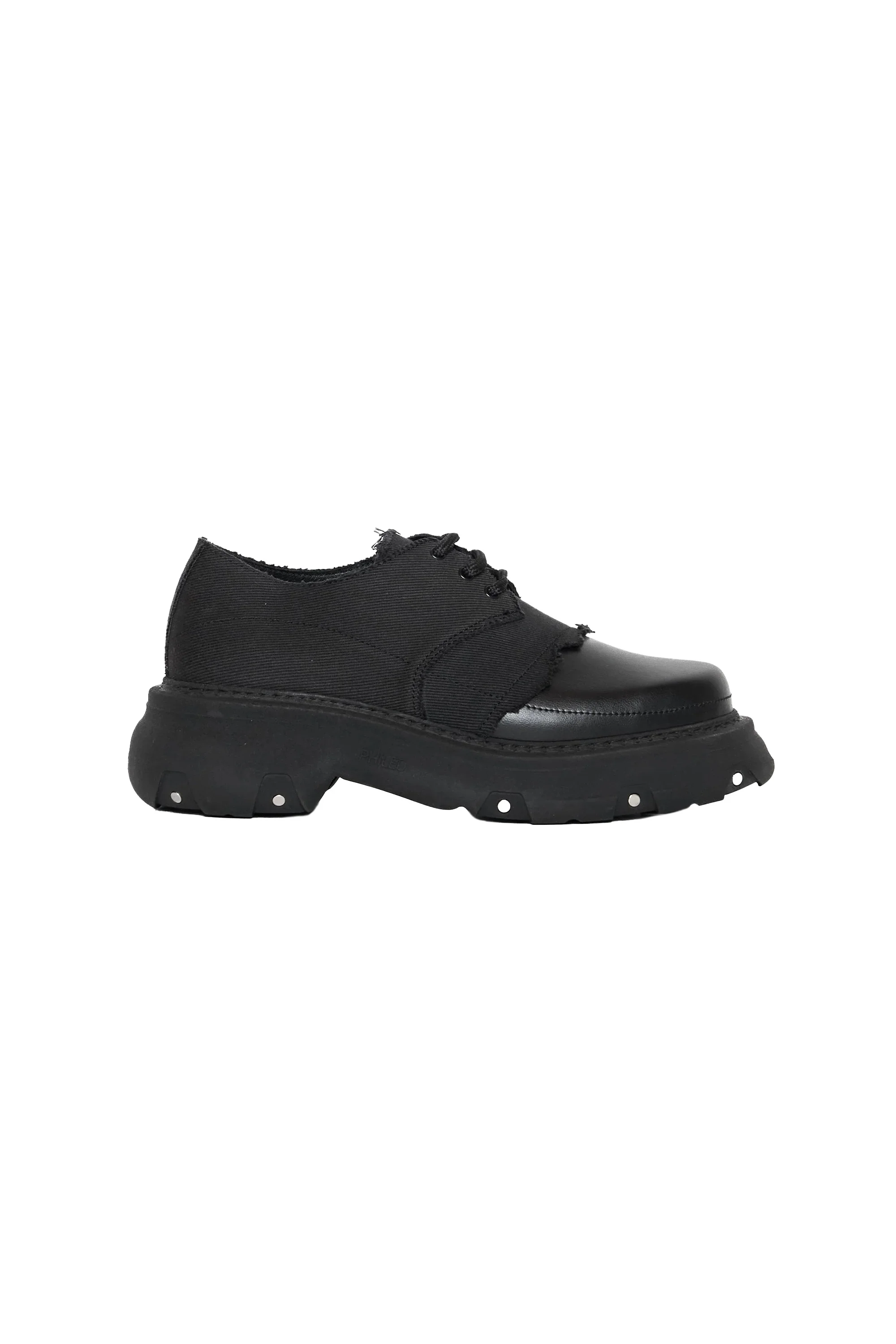 Phileo 005 Derby Scar Shoes Black - 1