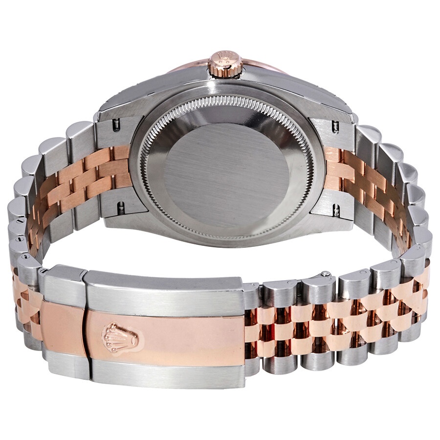 Rolex Datejust 36 Dark Rhodium Diamond Dial Men's Steel and 18k Everose Gold Jubilee Watch 126281RRD - 3