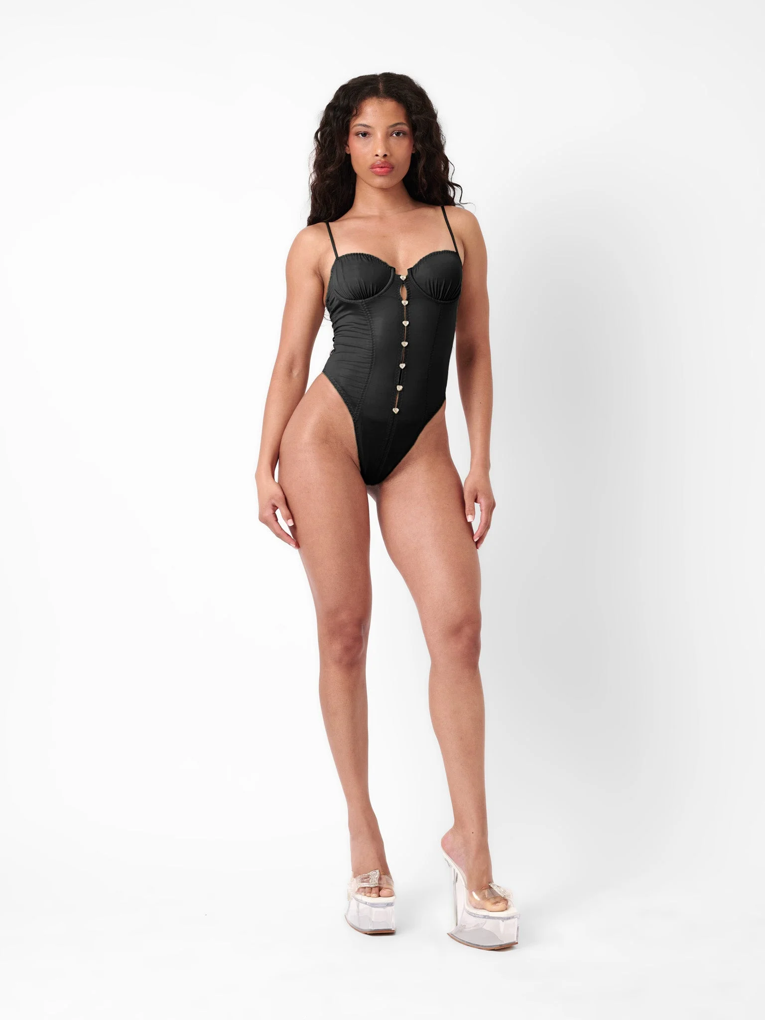 VIXXEN BODYSUIT BLACK - 1