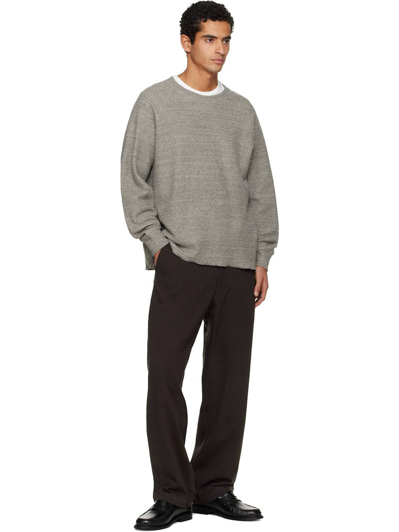 LADY WHITE CO. Brown Jersey Trousers outlook