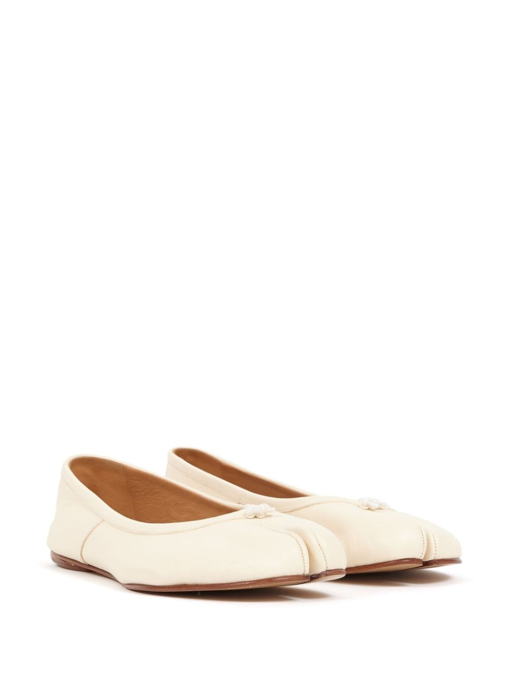 Tabi leather ballet flats - 2