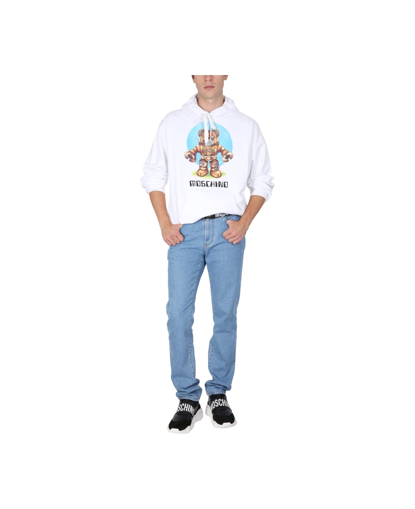 Teddy Print Sweatshirt - 2