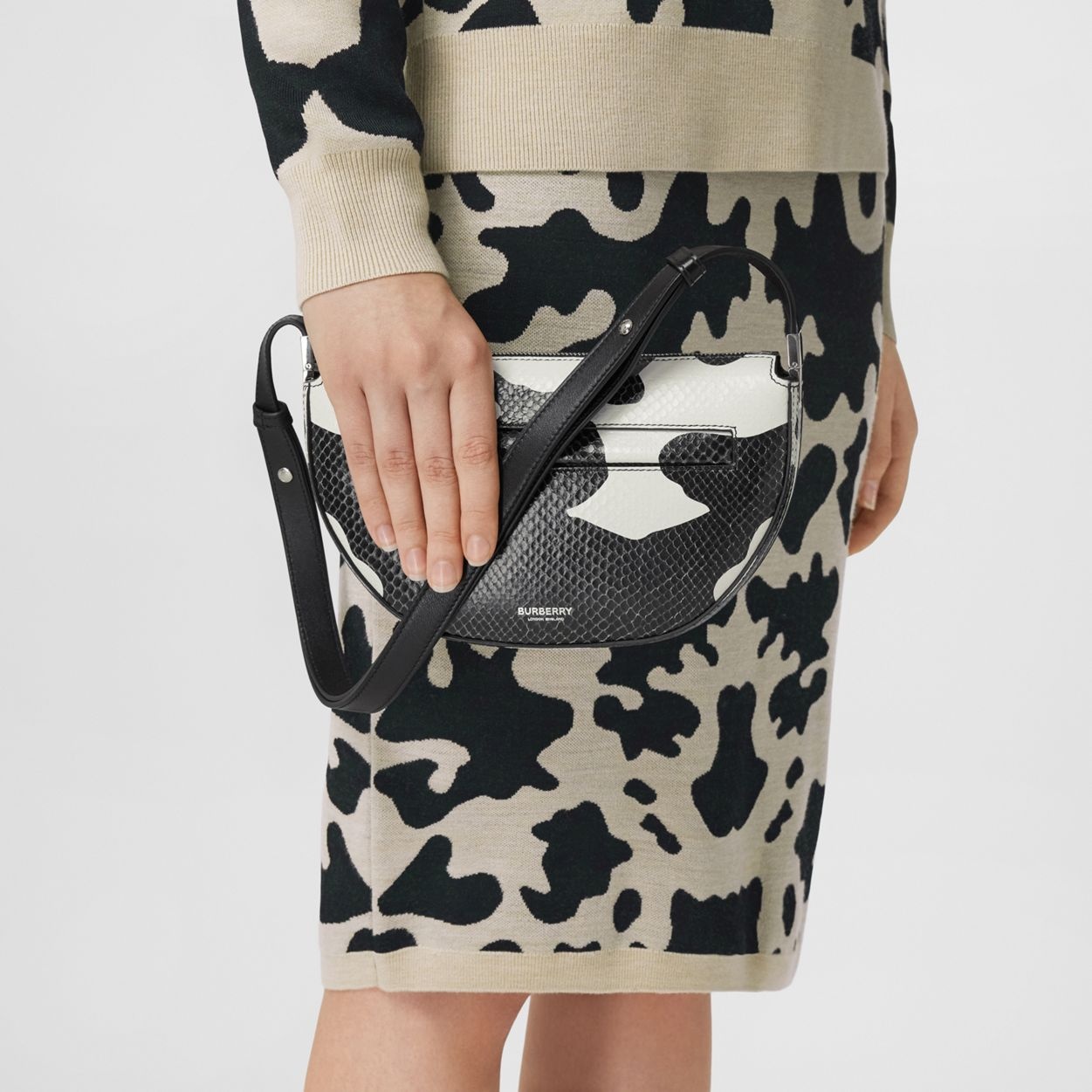 Cow skirt burberry best sale