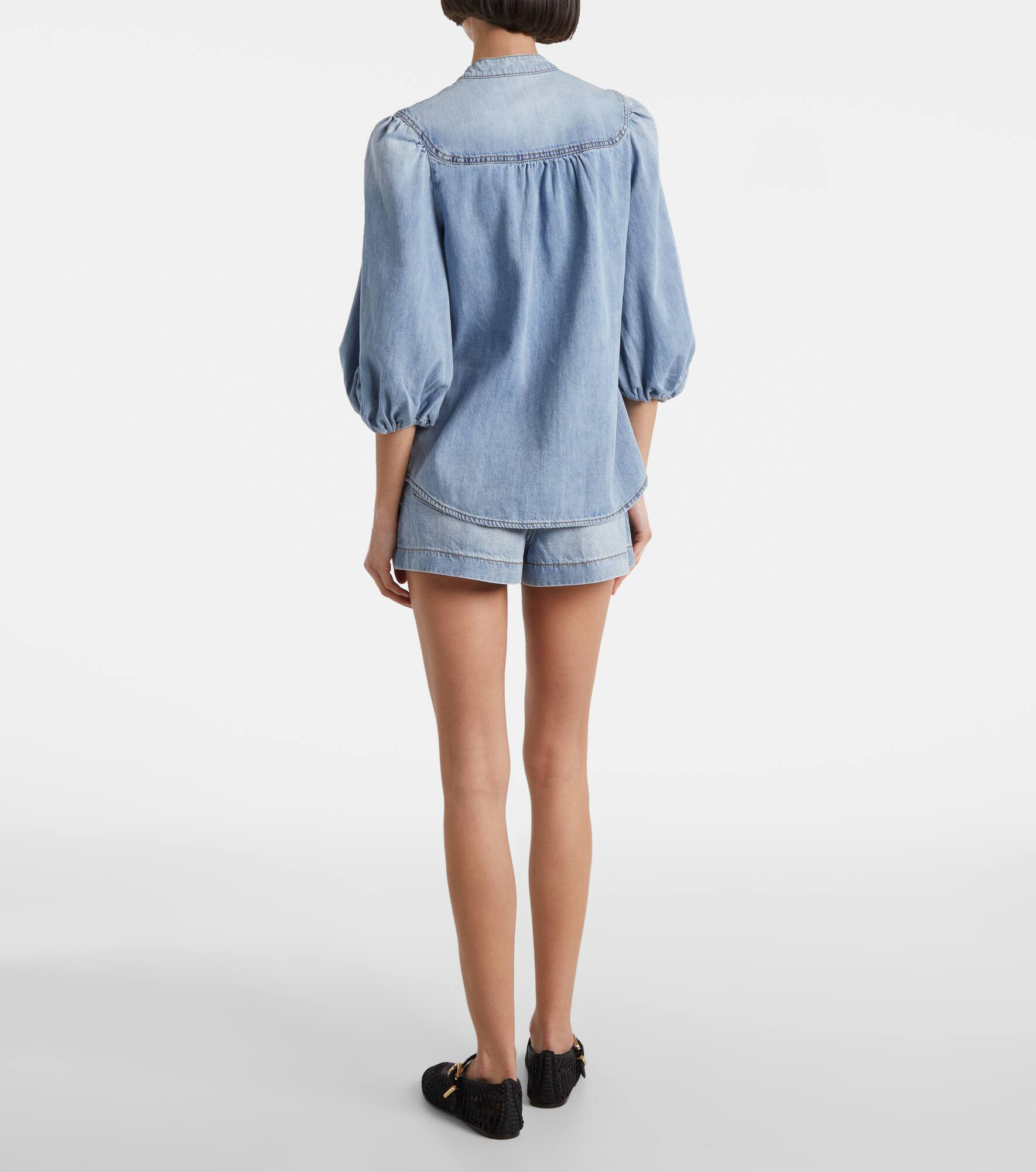 Lucky denim blouse - 3