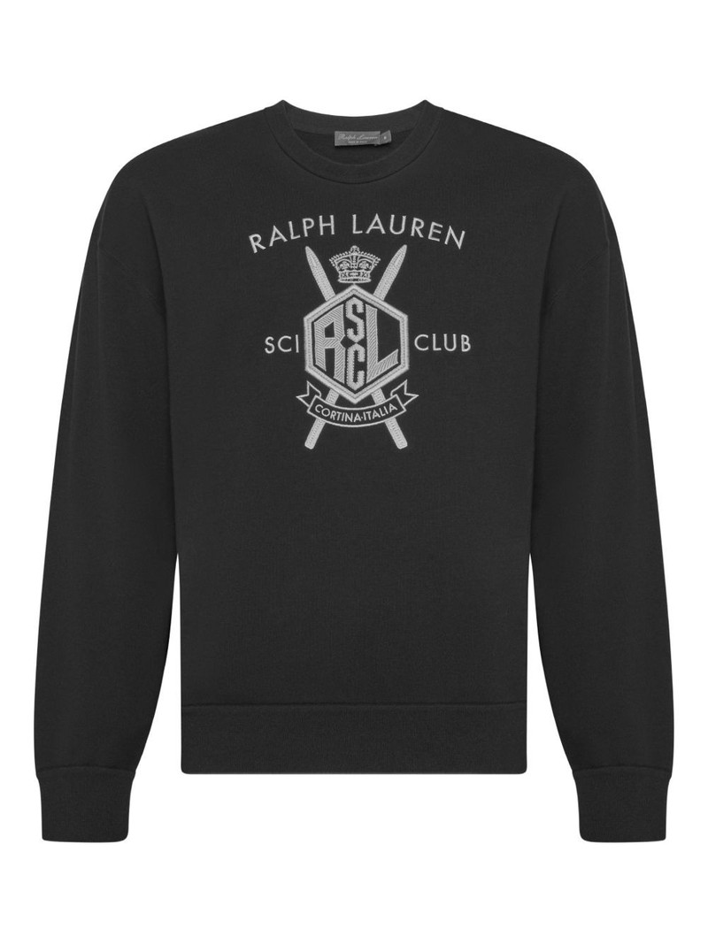 logo print sweatshirt 1