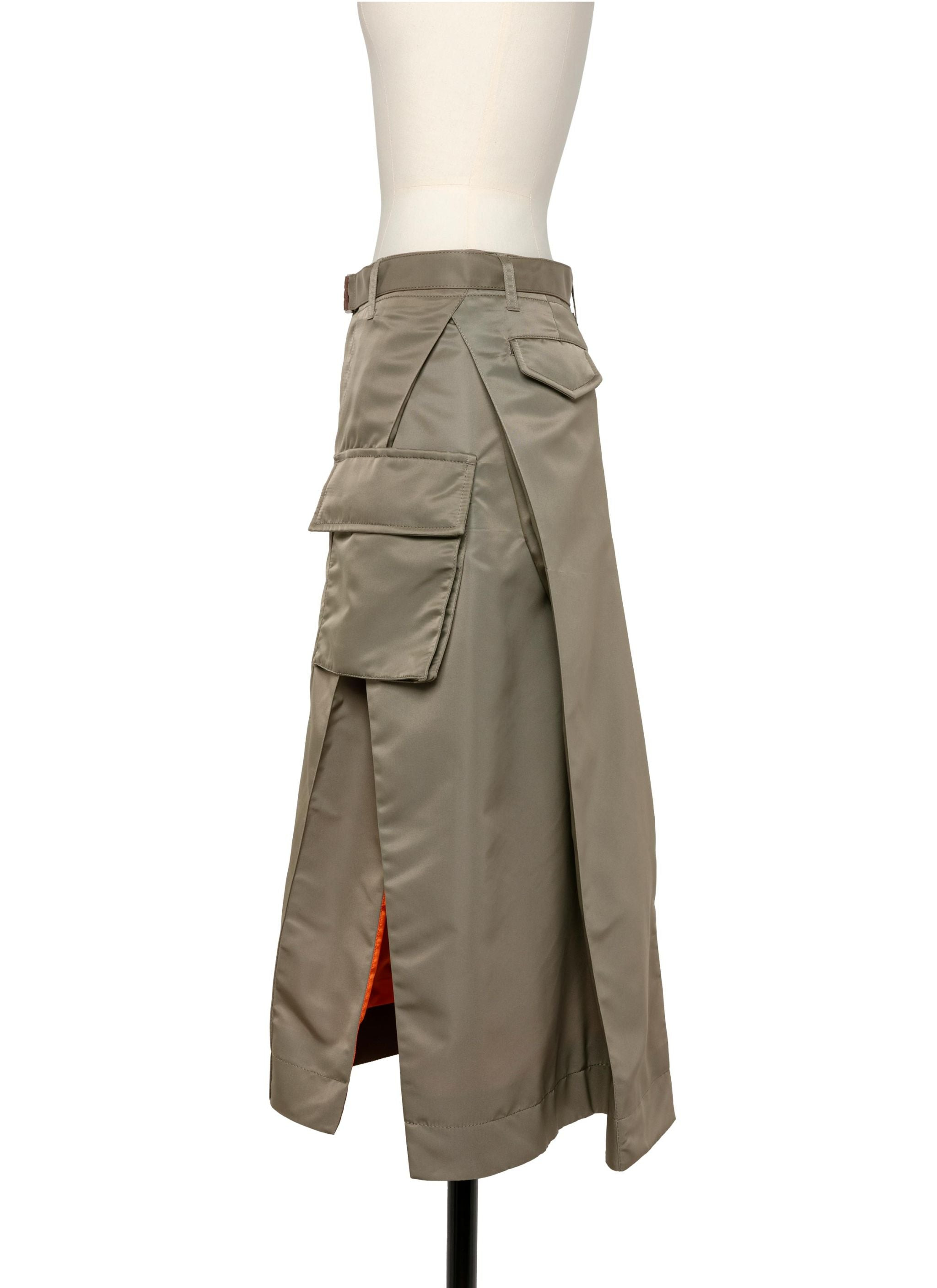 Nylon Twill Skirt - 2