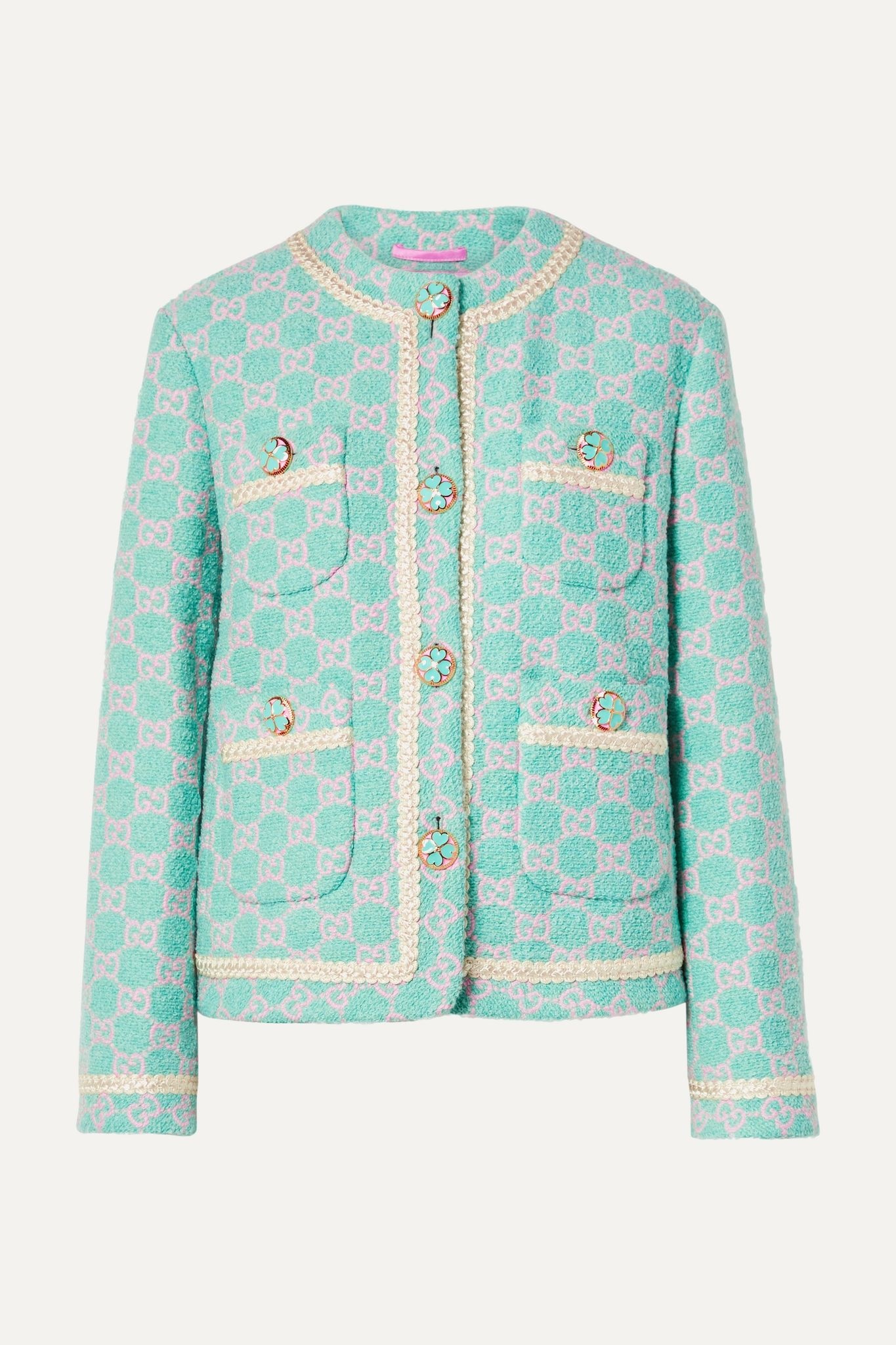 Cotton-blend jacquard jacket - 1