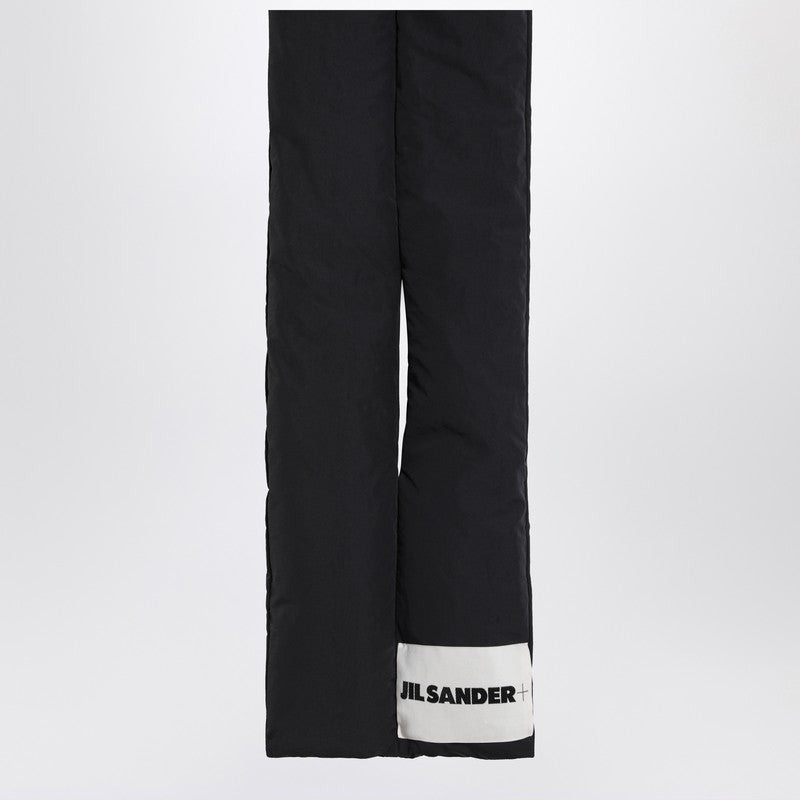 Jil Sander Black Padded Scarf With Logo Men - 2