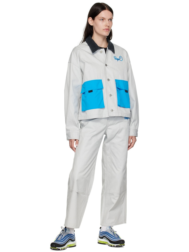 A BATHING APE® Gray Painter Trousers outlook