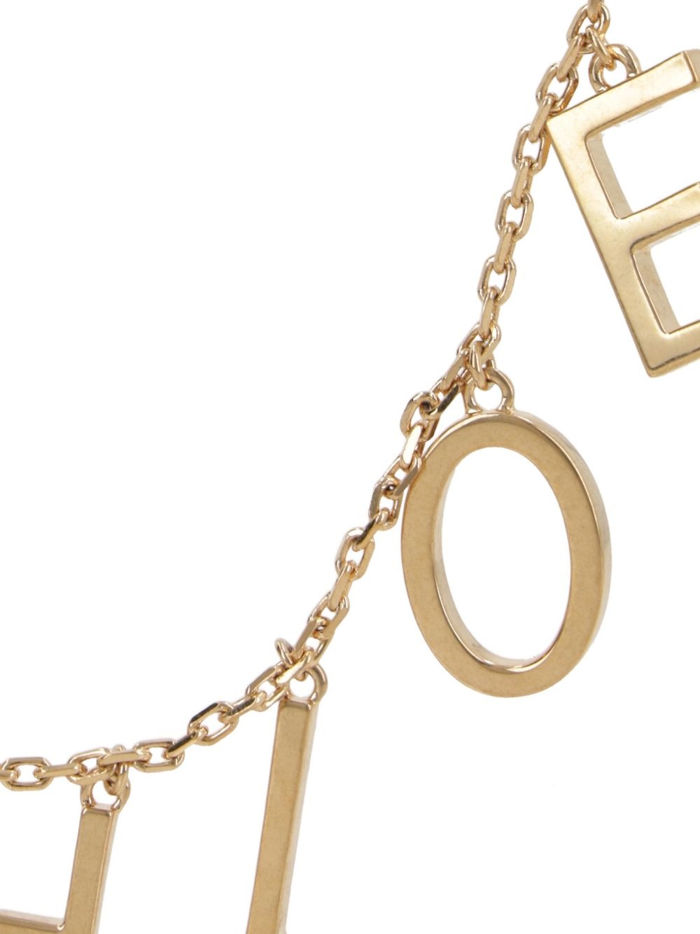logo-lettering necklace - 5