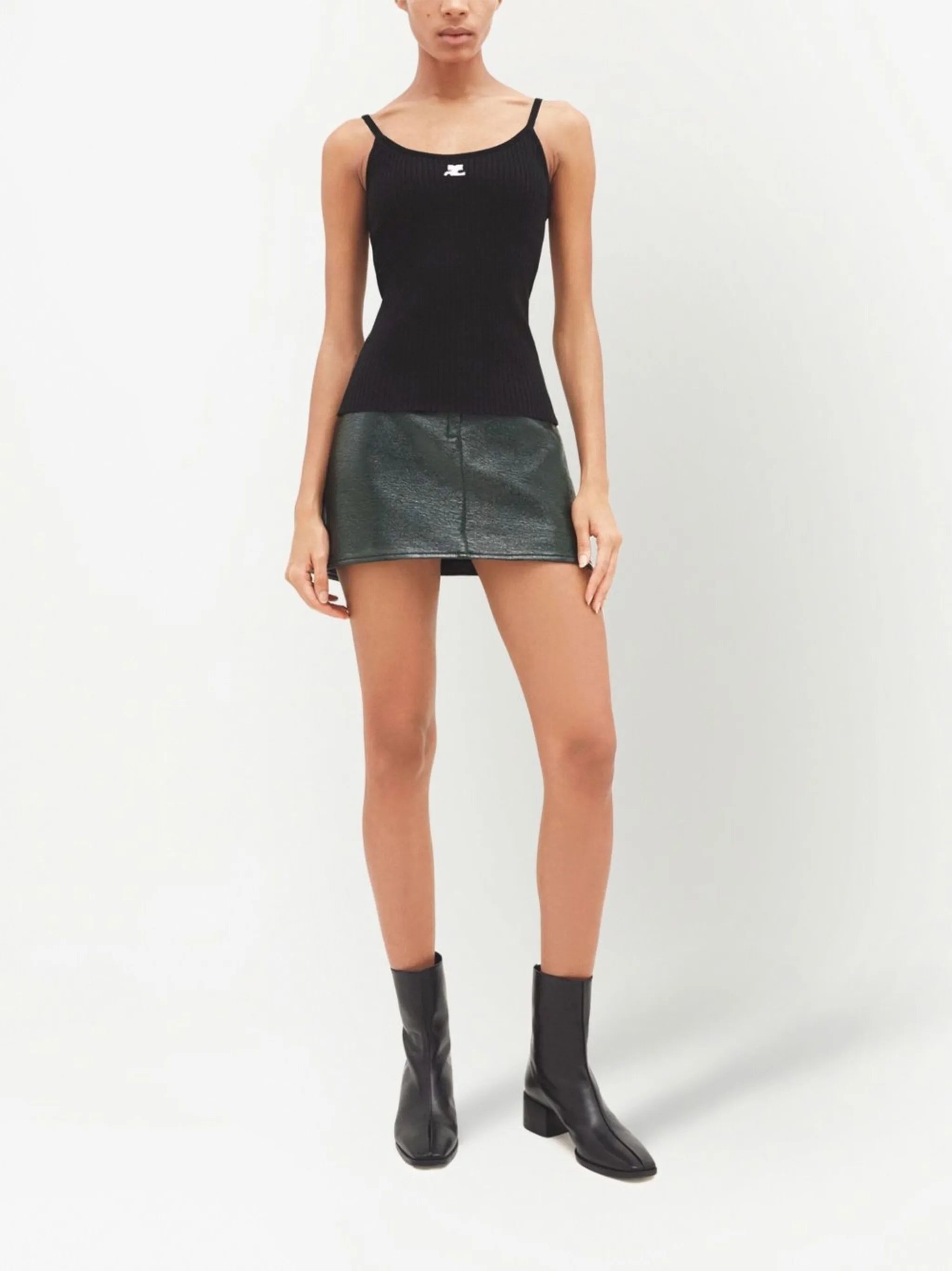 Courrèges Reedition Ribbed Tank Top - 2