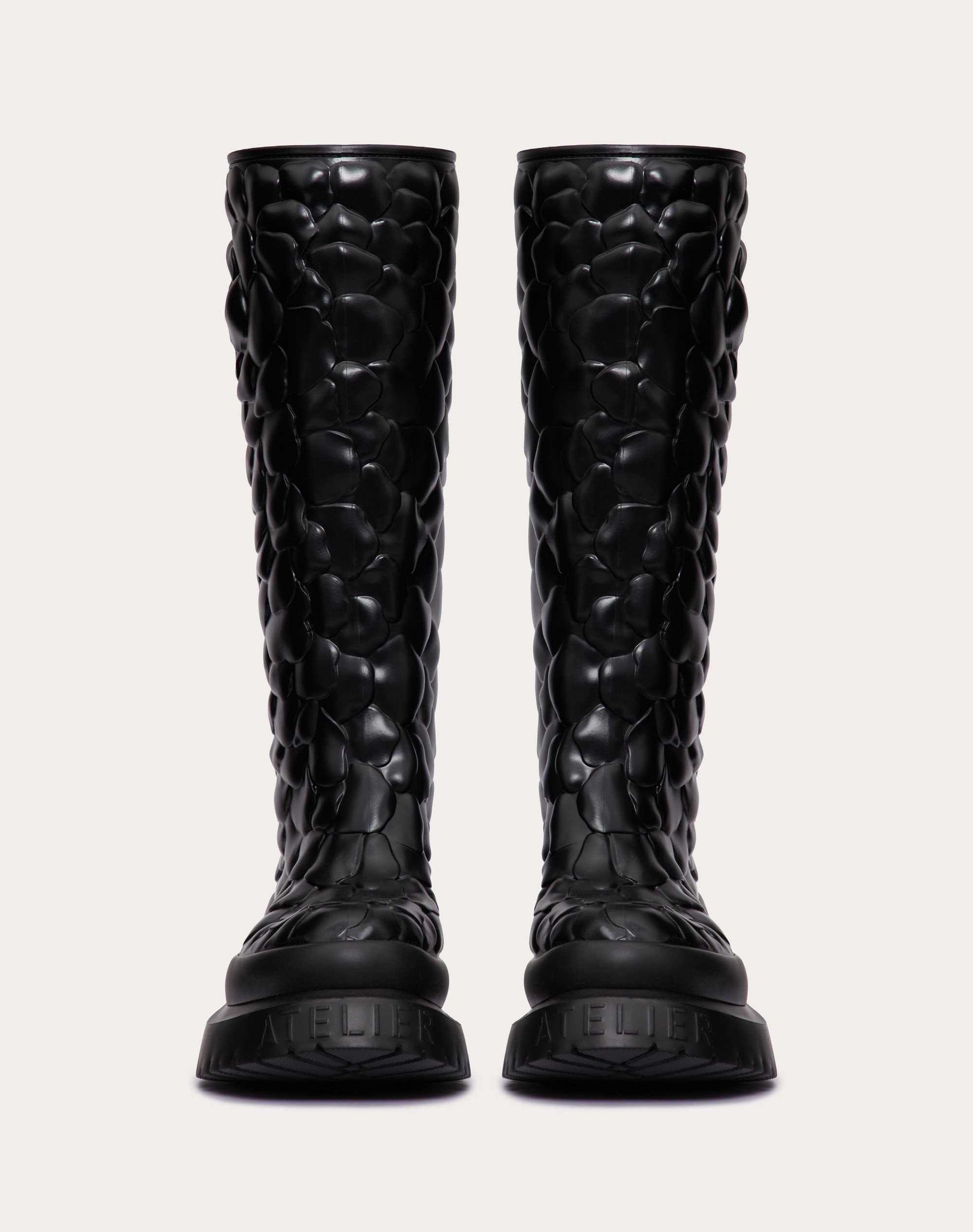 VALENTINO GARAVANI ATELIER SHOES 03 ROSE EDITION RUBBER BOOT 50 MM - 4