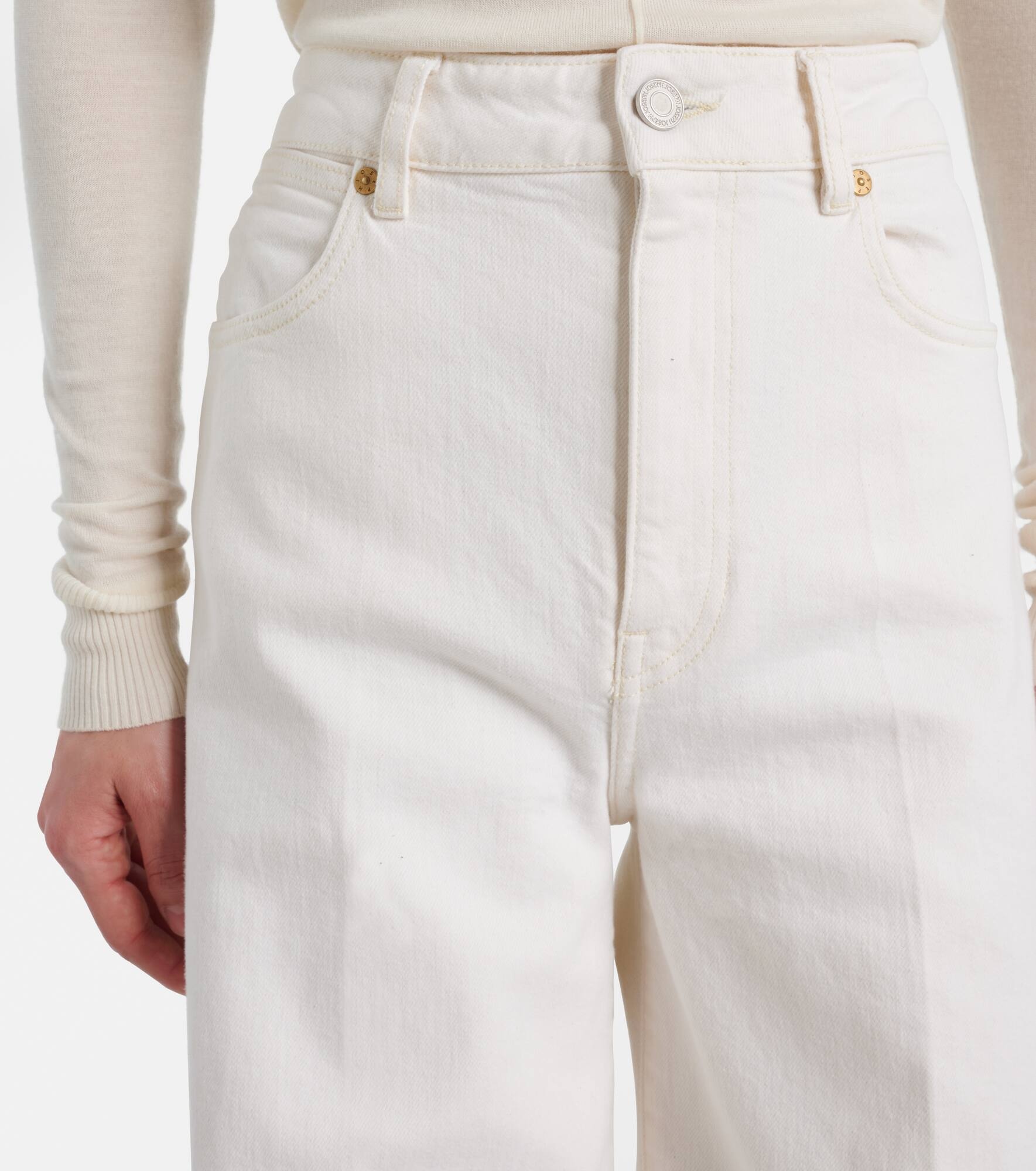 Abbey high-rise wide-leg jeans - 4