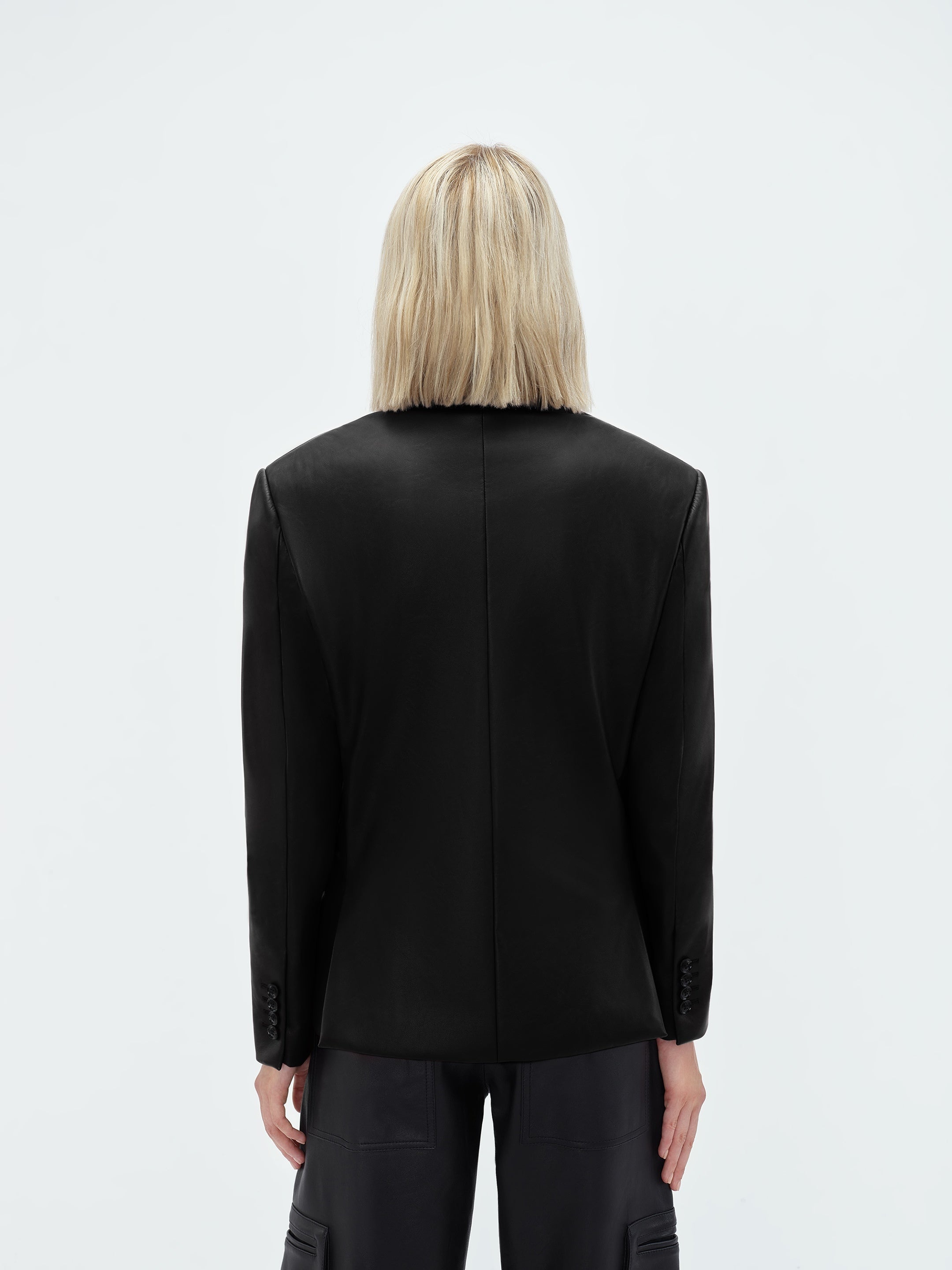 DB VEGAN CROPPED BLAZER - 4
