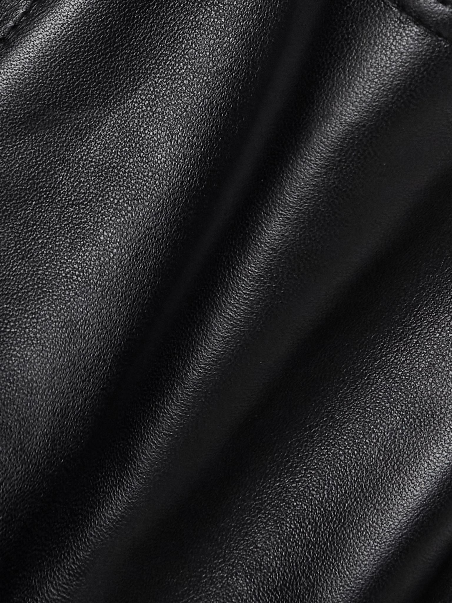 Belle leather shorts Black - 5