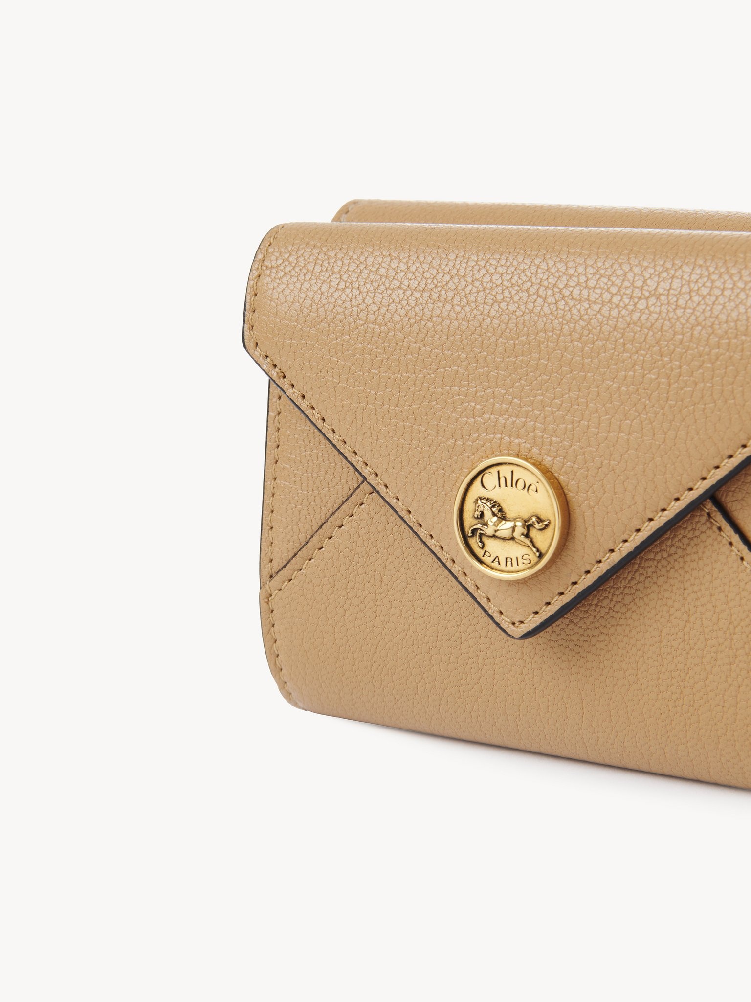 SMALL ENVELOPE TRI-FOLD IN GRAINED LEATHER - 5