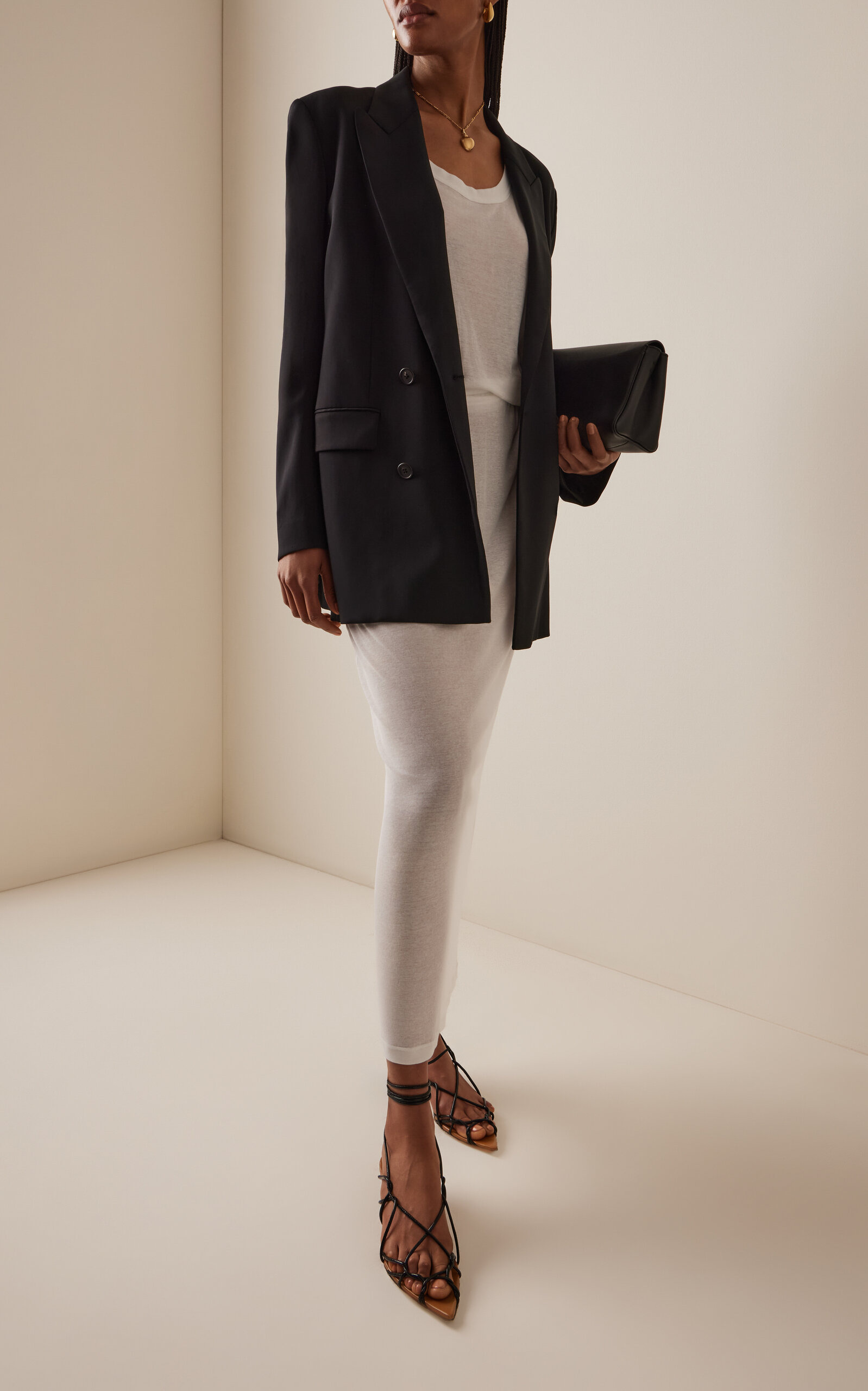 Jersey Pencil Skirt ivory - 2