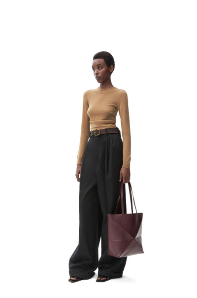 Loewe Draped sweater in cashmere and silk outlook