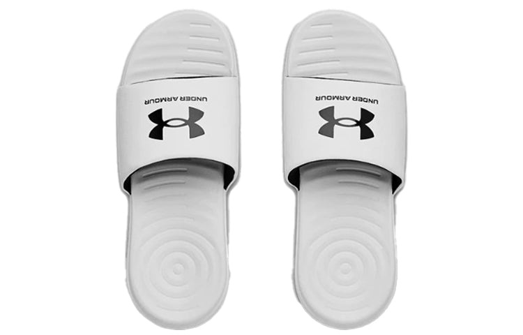Under Armour Ansa Fixed Slide 'White Black' 3023761-103 - 4