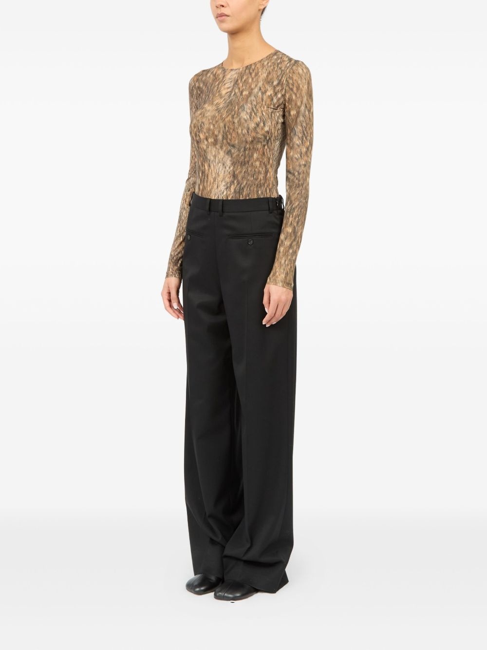 high-waisted trousers - 3