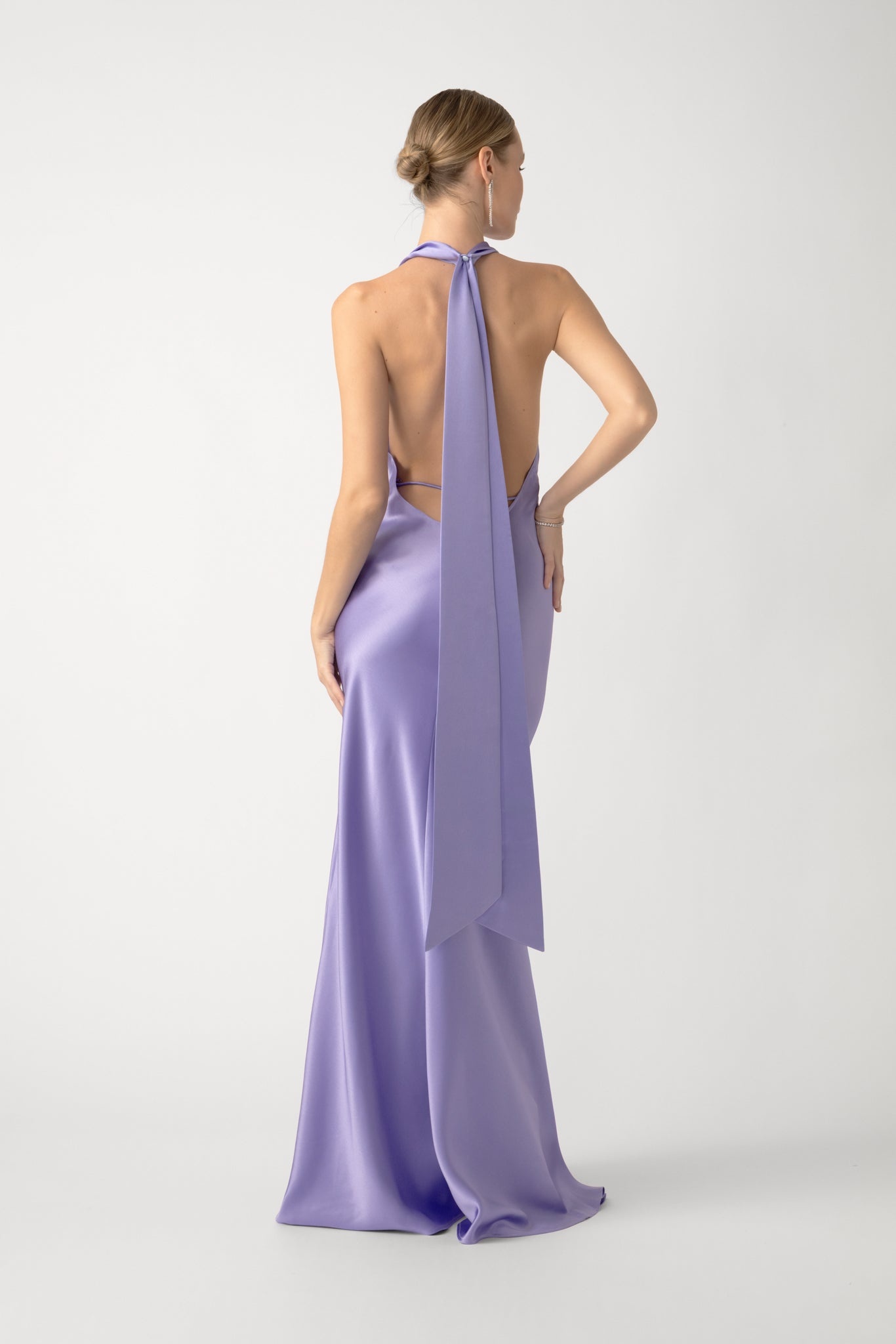 PEARL SATIN GOWN - 2