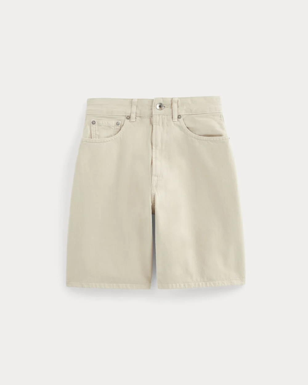 THE LONG A-LINE DENIM SHORT - 1
