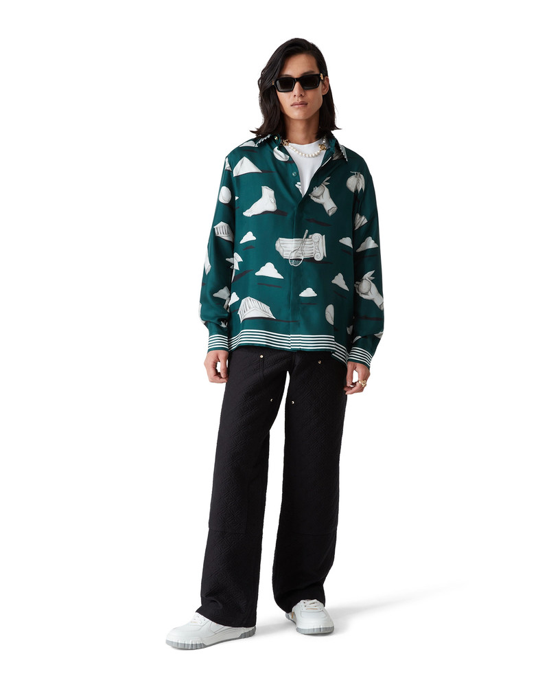CASABLANCA Metaphysical Silk Shirt | Casablanca Paris outlook
