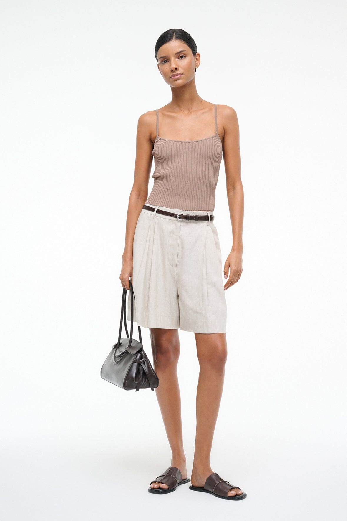 STAUD SOLEIL TANK TAUPE - 2