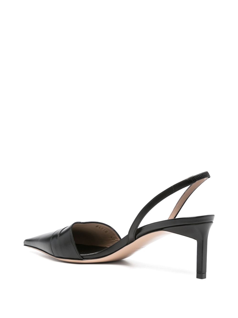 70mm leather pumps - 3