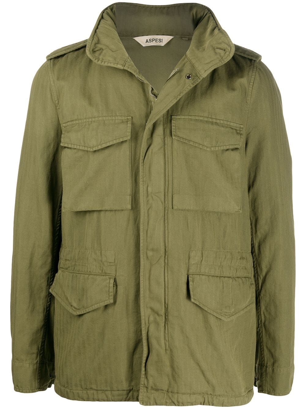 hooded cargo jacket - 1