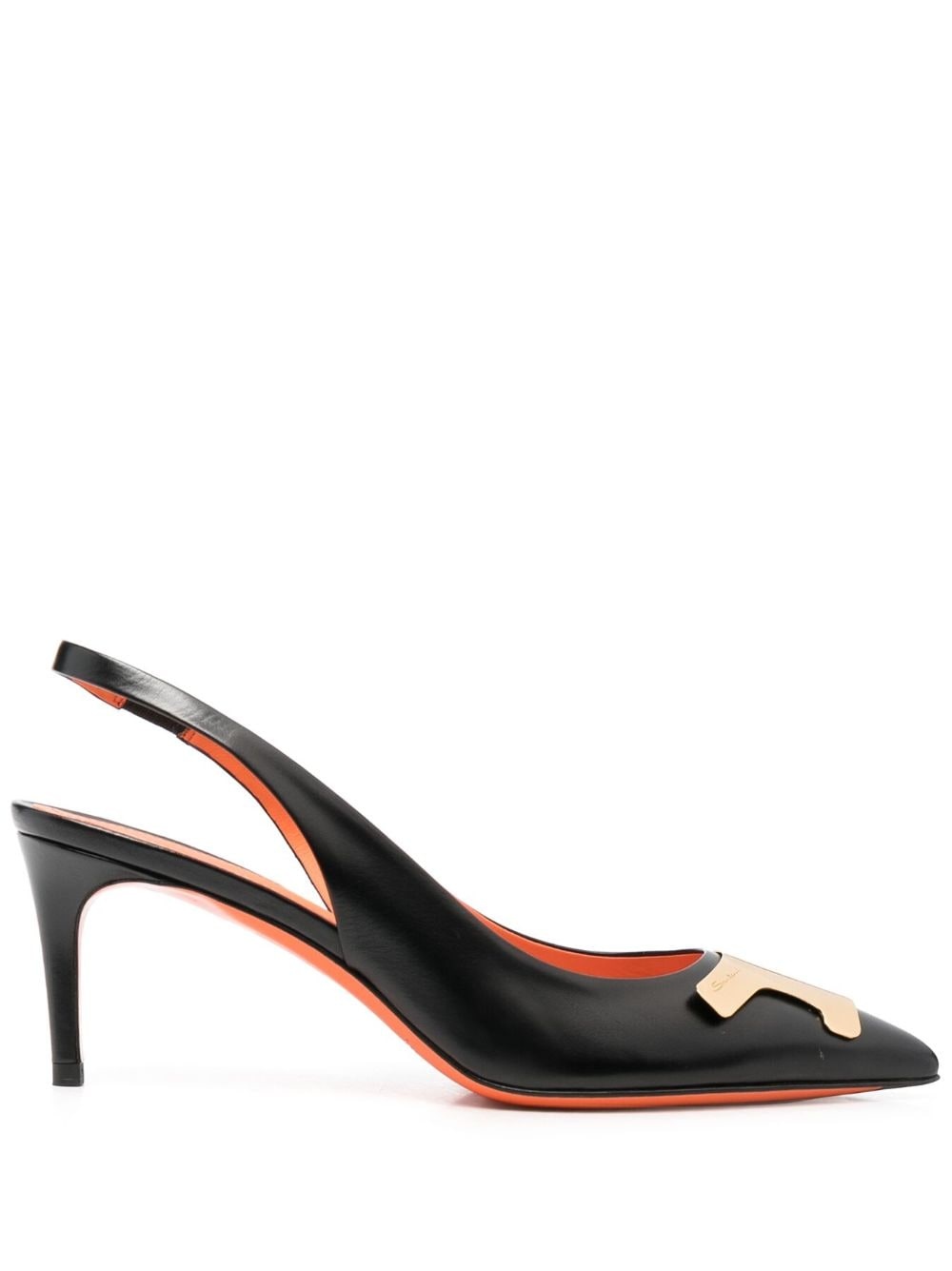 Sibille 80mm leather pumps - 1