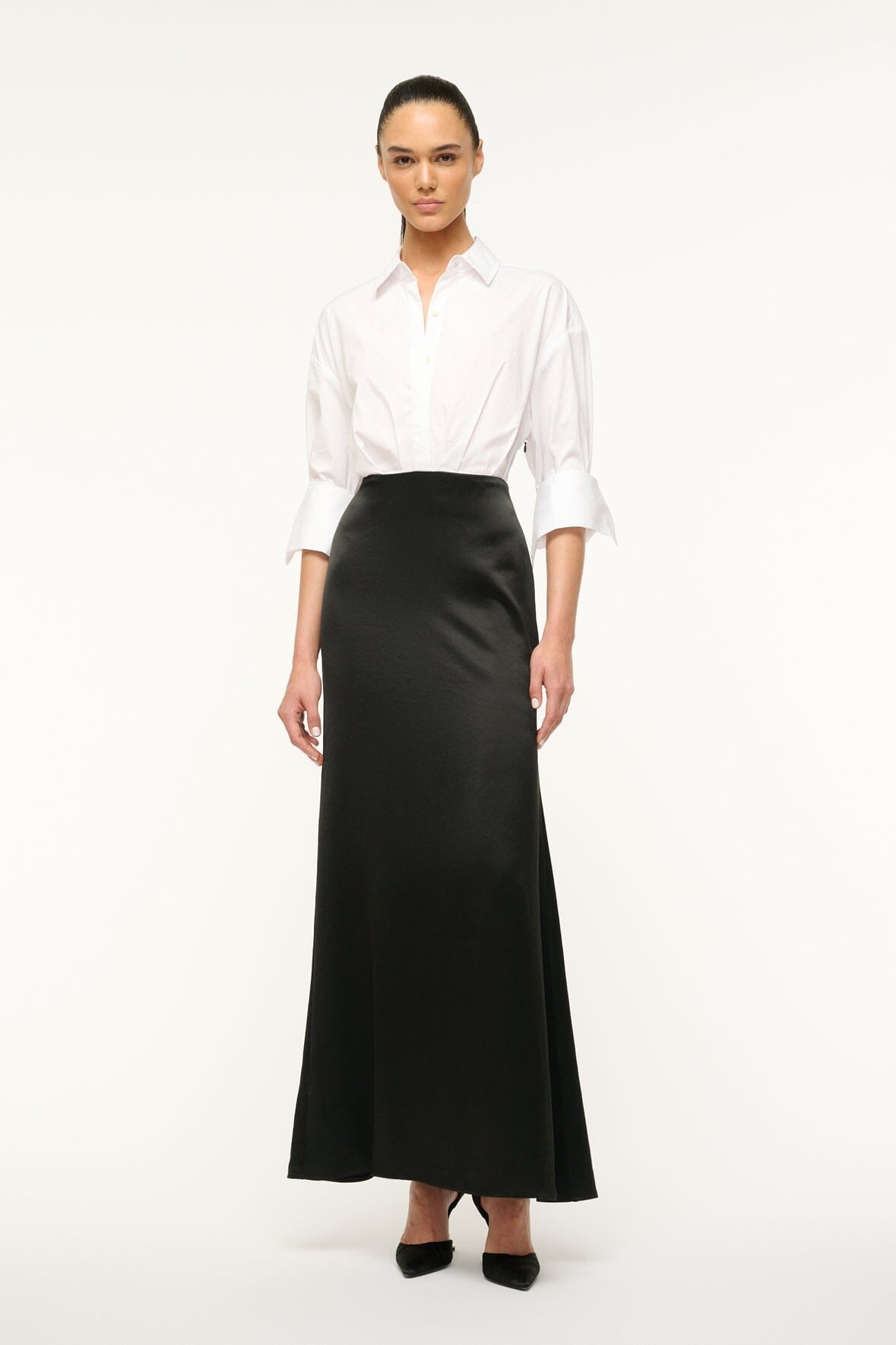 STAUD NILE DRESS BLACK - 2