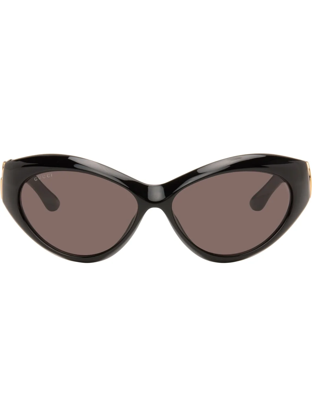 Black Cat Eye Frame Sunglasses - 1