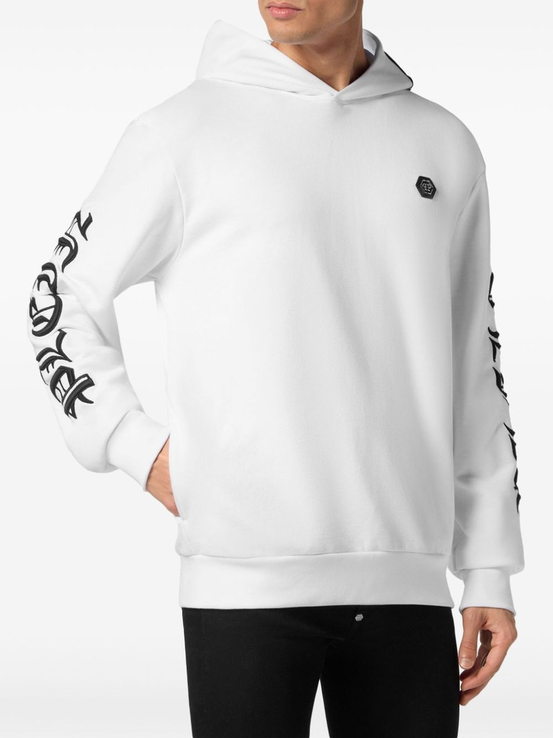 PHILIPP PLEIN Gothic Plein cotton hoodie outlook