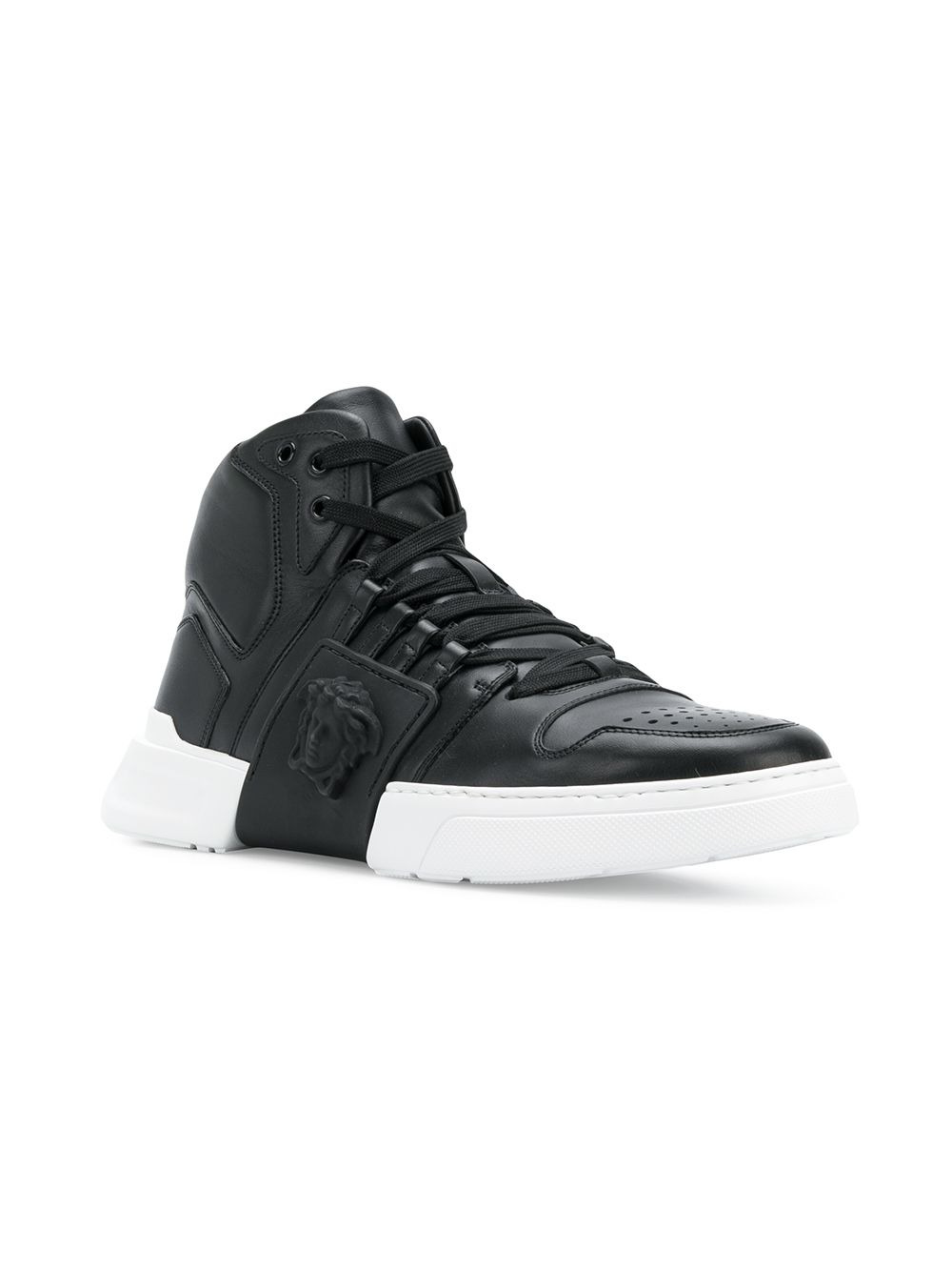 Medusa strap hi-top sneakers - 2