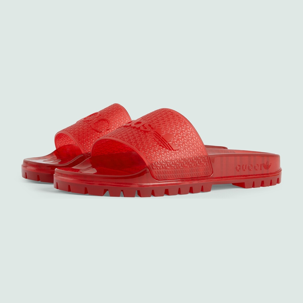 adidas x Gucci men's rubber slide sandal - 4