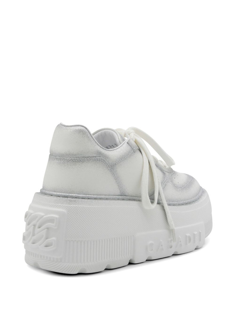 glitter-effect platform sneakers 3