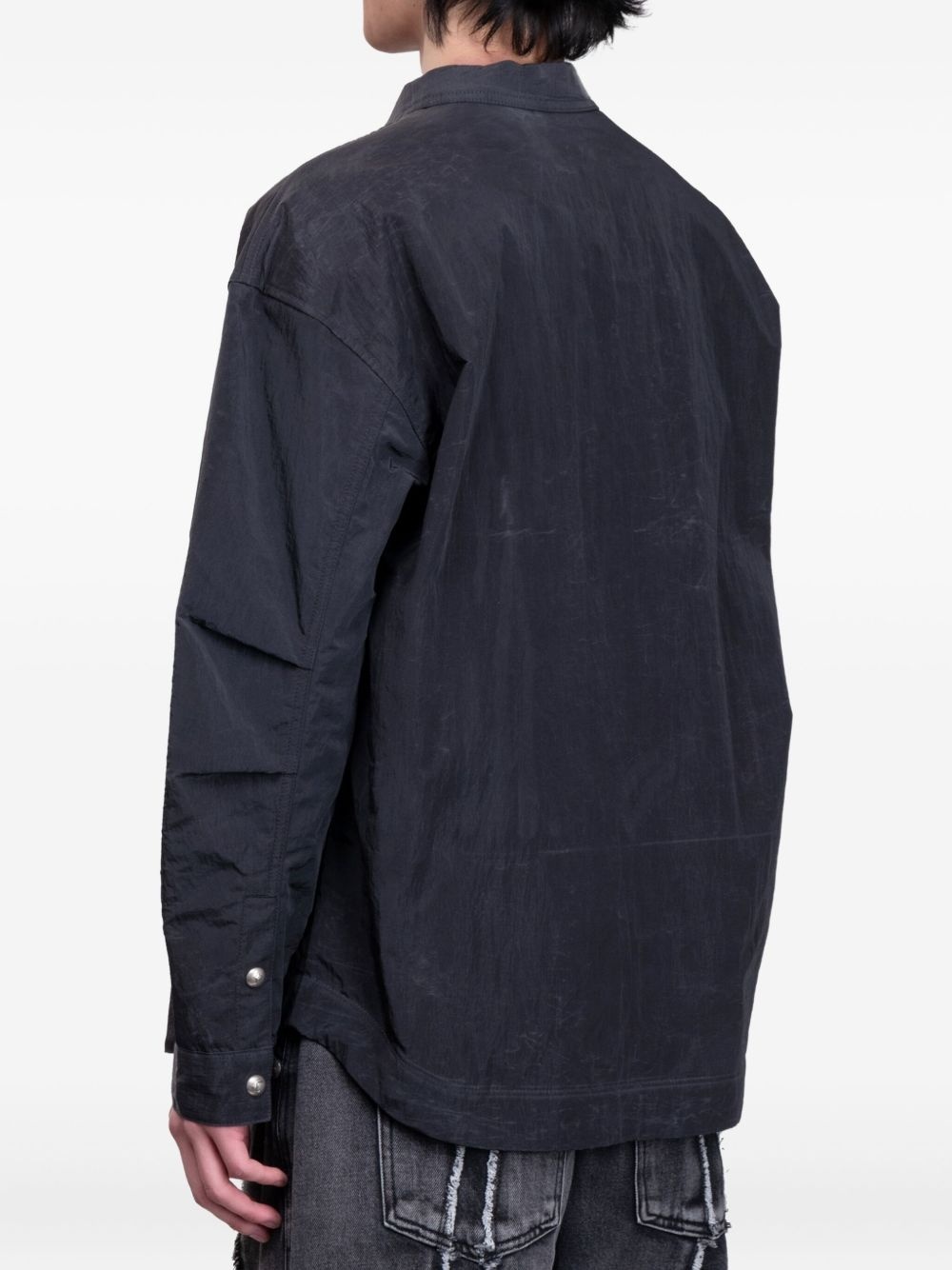 Scarred Officer metallic-button shirt - 3