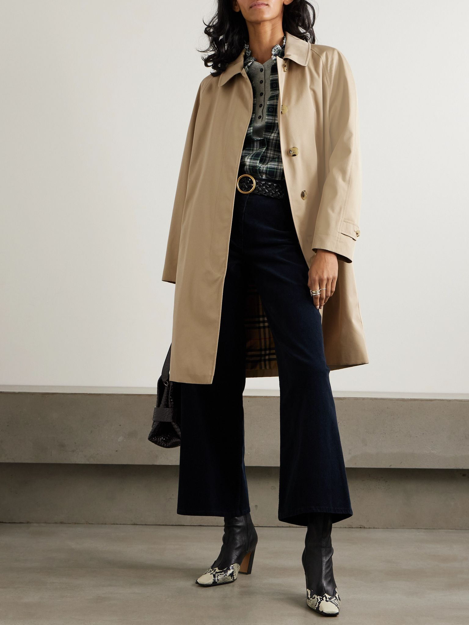 Camden organic cotton-gabardine coat Neutral - 2