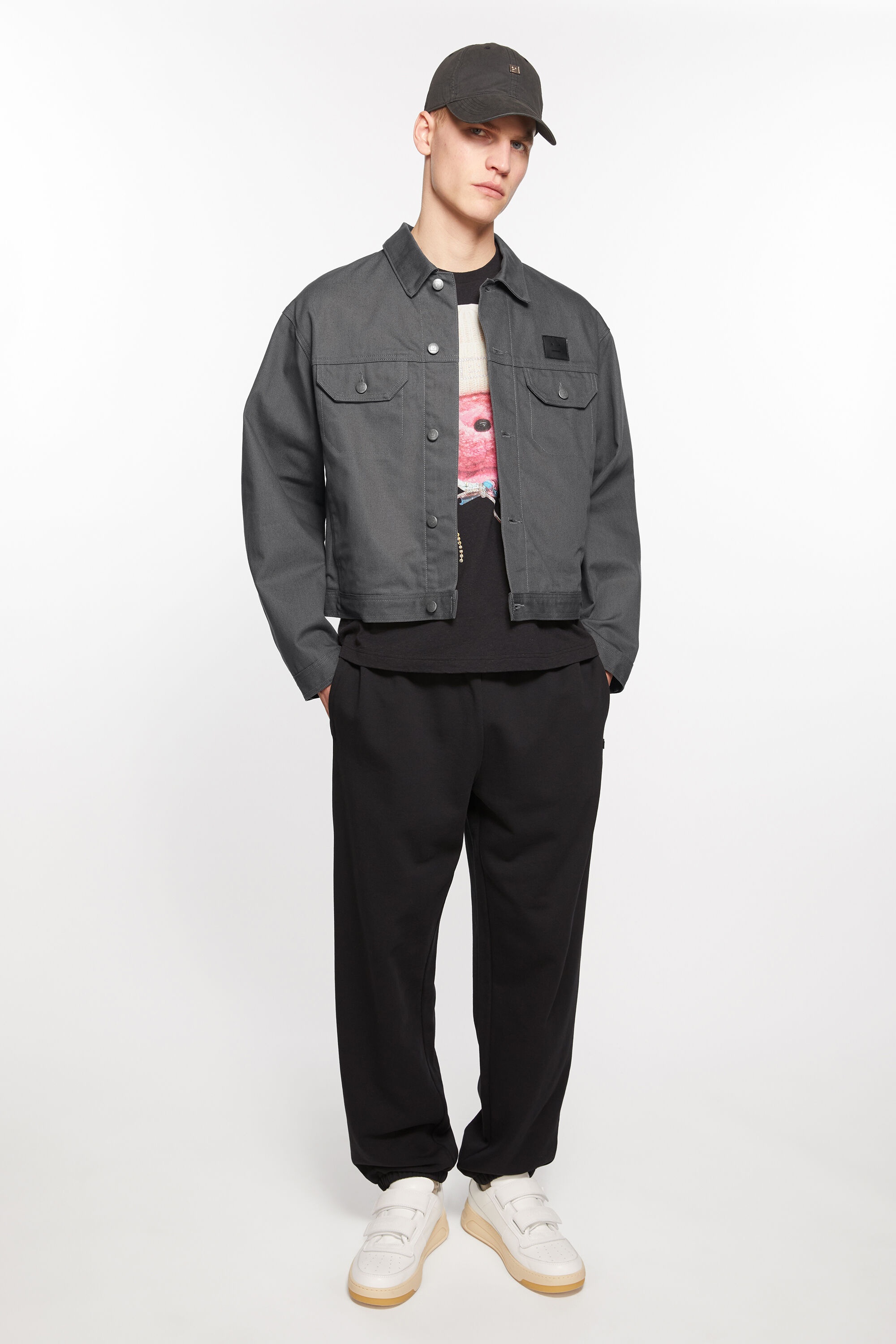 Canvas jacket - Dark grey - 5