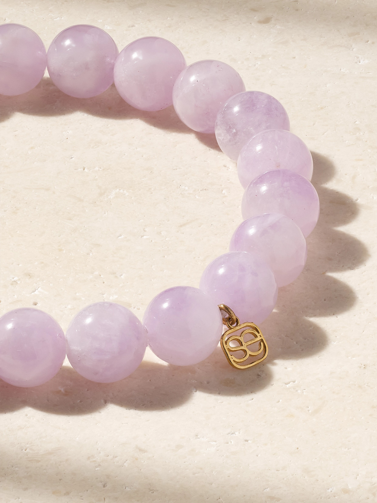 Evil Eye 14-karat Gold, Amethyst And Diamond Bracelet - 3