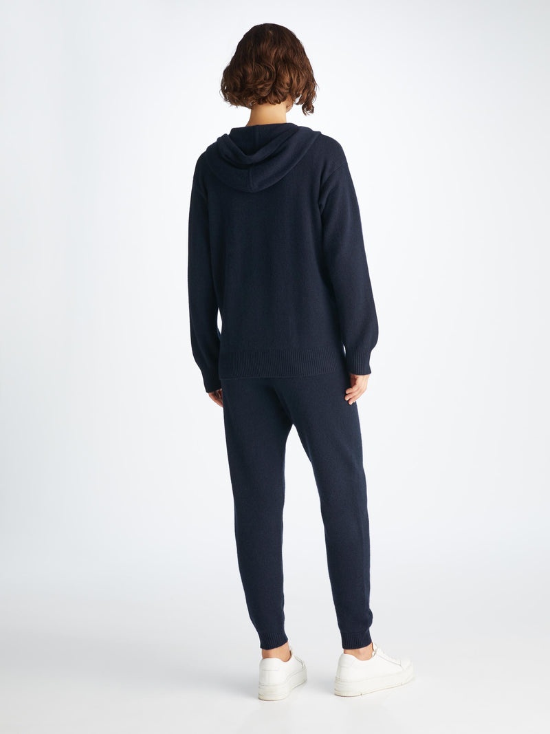 Women's Hoodie Daphne Cashmere Navy - 4