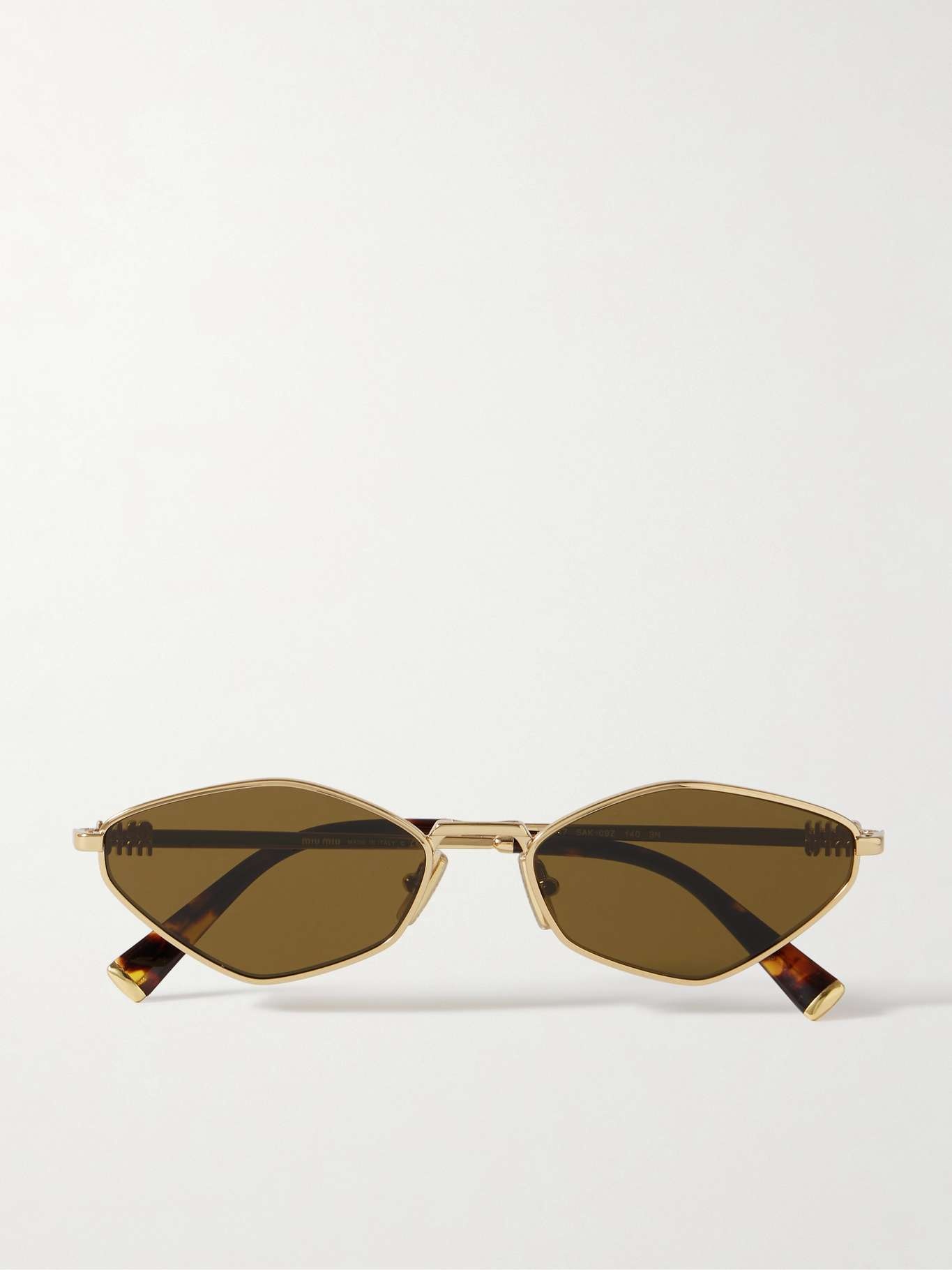 Hexagon-frame gold-tone sunglasses Gold - 1