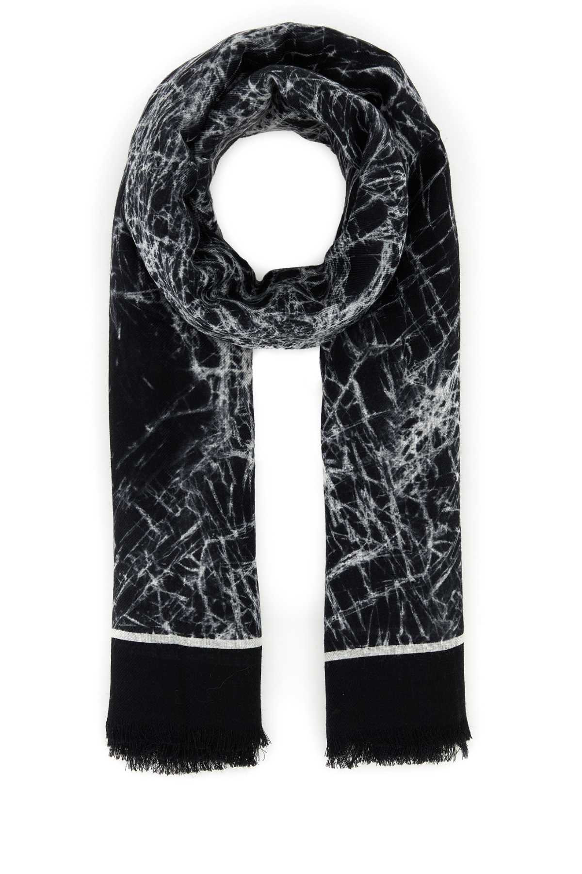 Alexander Mcqueen Women Printed Wool Scarf - 1
