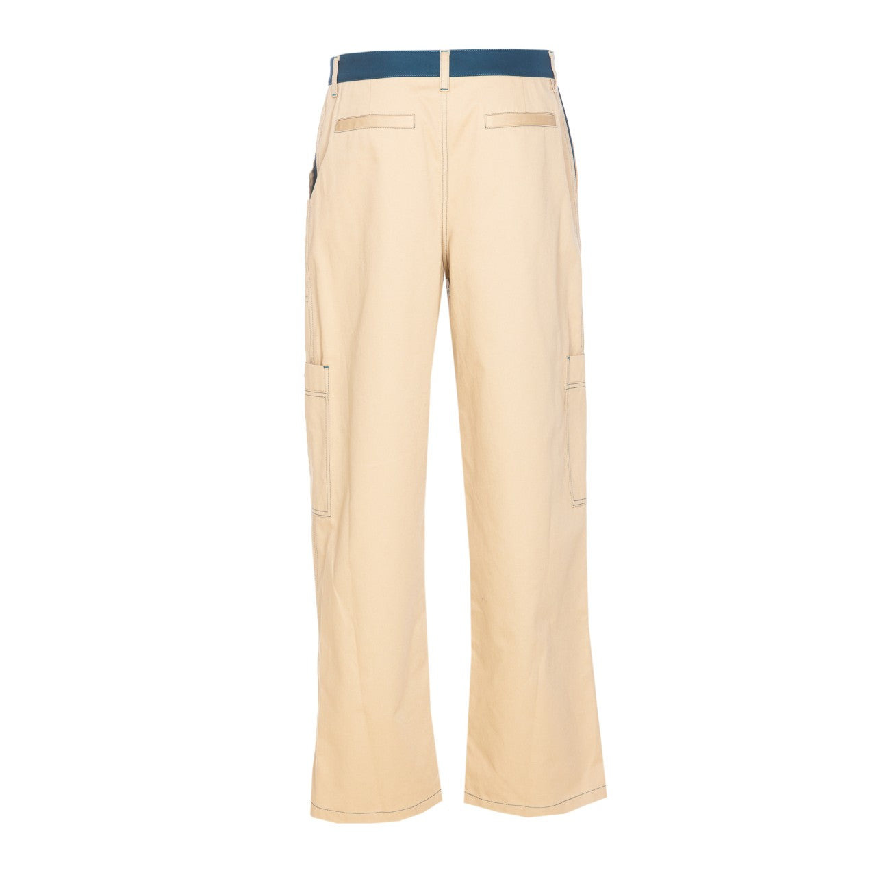 Off White Men Logo Stitch Cargo Pants - 3