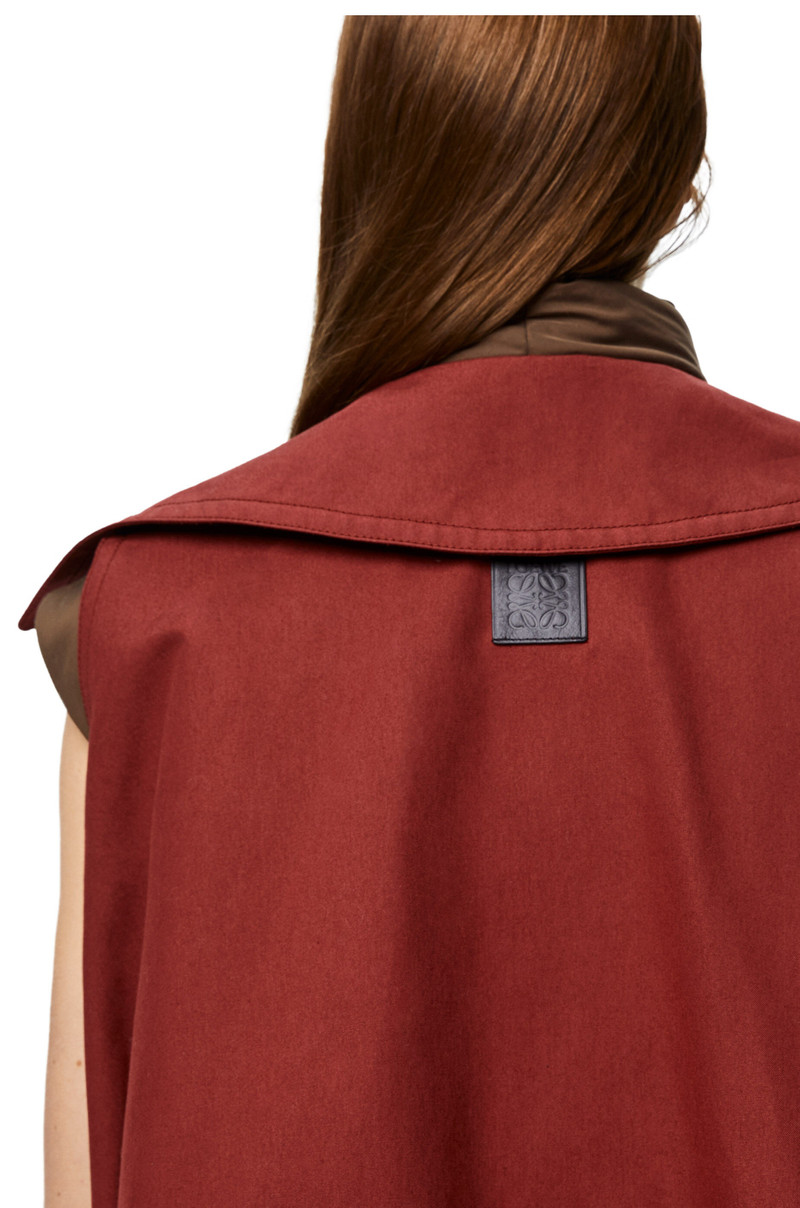 Double layer trapeze vest in cotton 5