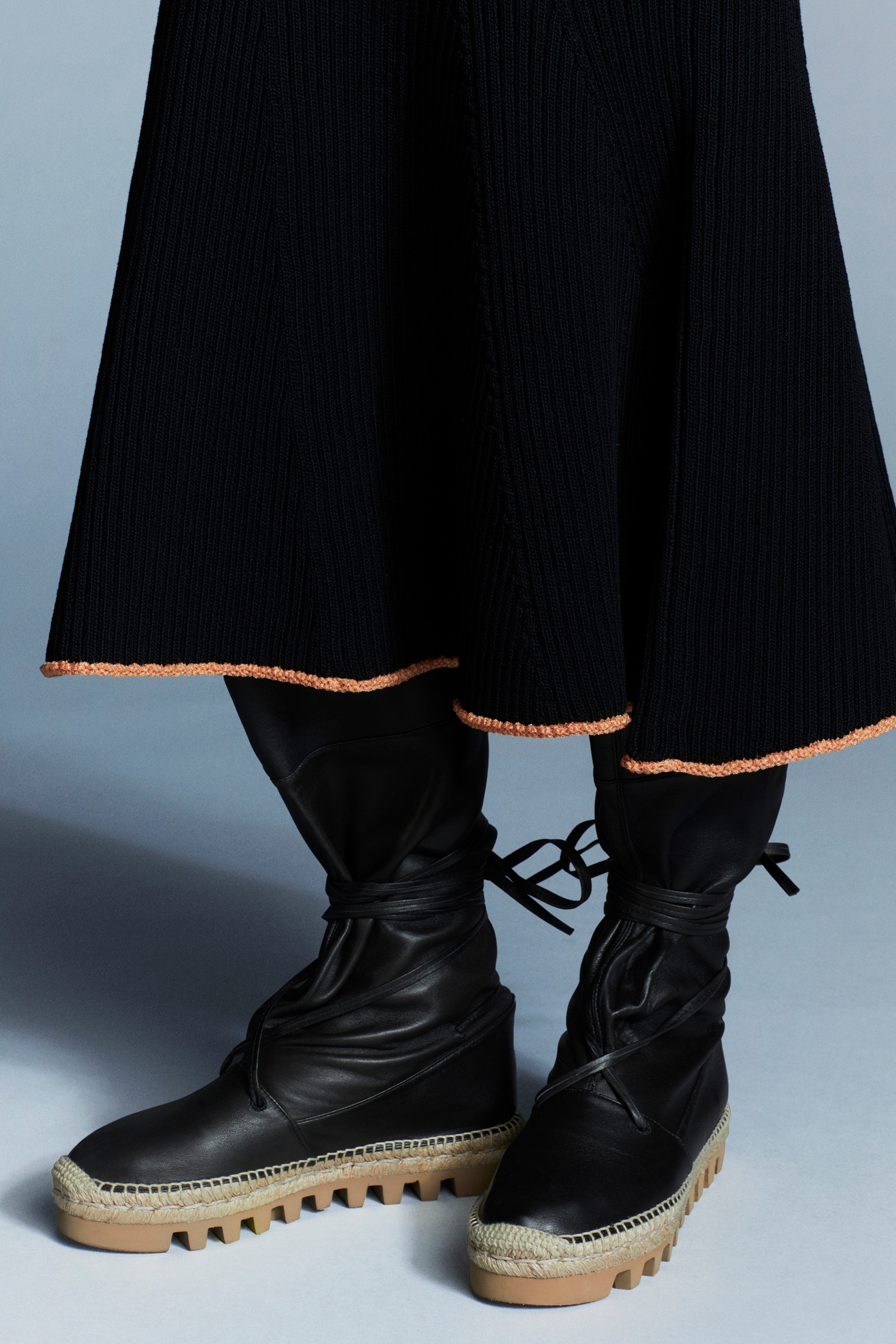 Knit Cotton Skirt - 4